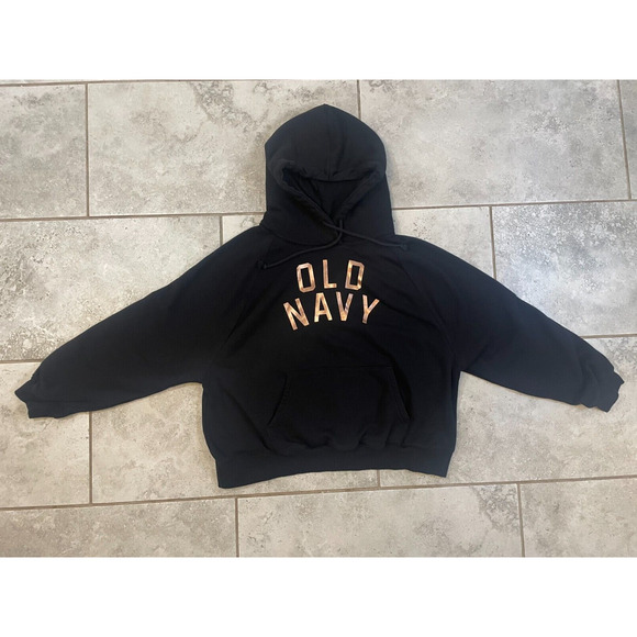 Old Navy Tops - ""OLD NAVY Women Black Pullover Hoodie S Long Sleeve Casual Women's Active""